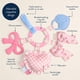 thumbnail image 3 of Mordedor Itzy Ritzy con lazo rosa – Juguete sensorial 0+ meses, 3 of 7