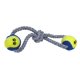 thumbnail image 1 of Cuerda de juguete Boss Pet Dog con forma de 8 pelotas de tenis, 1 of 1