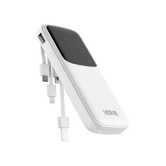 Power Bank 10000 Mah Bateria Externa Cables Incluidos Vidvie