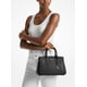 thumbnail image 2 of Bolso Satchel Michael Kors Laila Pequeño de Cuero Grabado Negro, 2 of 3