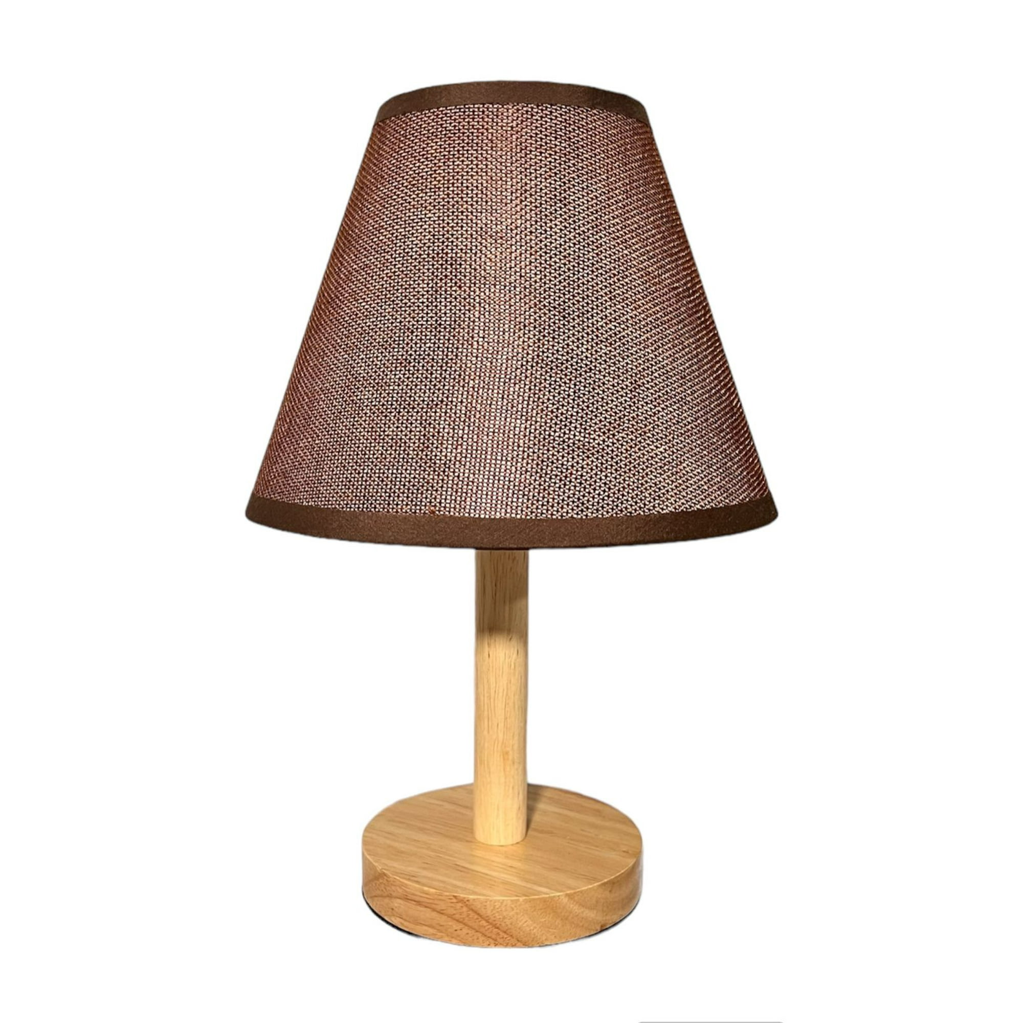 Oem - Lampara De Velador Lampara De Mesa Madera Clasica M