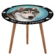 thumbnail image 1 of Husky Siberiano theme Fitted Round Tablecloths Elastic Edged Table Covers Waterproof Table Cloth For Kitchen Holiday Party Tables Decor 150cm, 1 of 6
