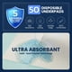 thumbnail image 4 of Almohadillas desechables para incontinencia AllSett Health, paquete de 50, 4 of 7