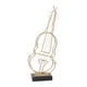 thumbnail image 1 of Adorno De Instrumento Musical Abstracto De Lujo Para Violín De Músico De Navidad De Mesa, 1 of 3