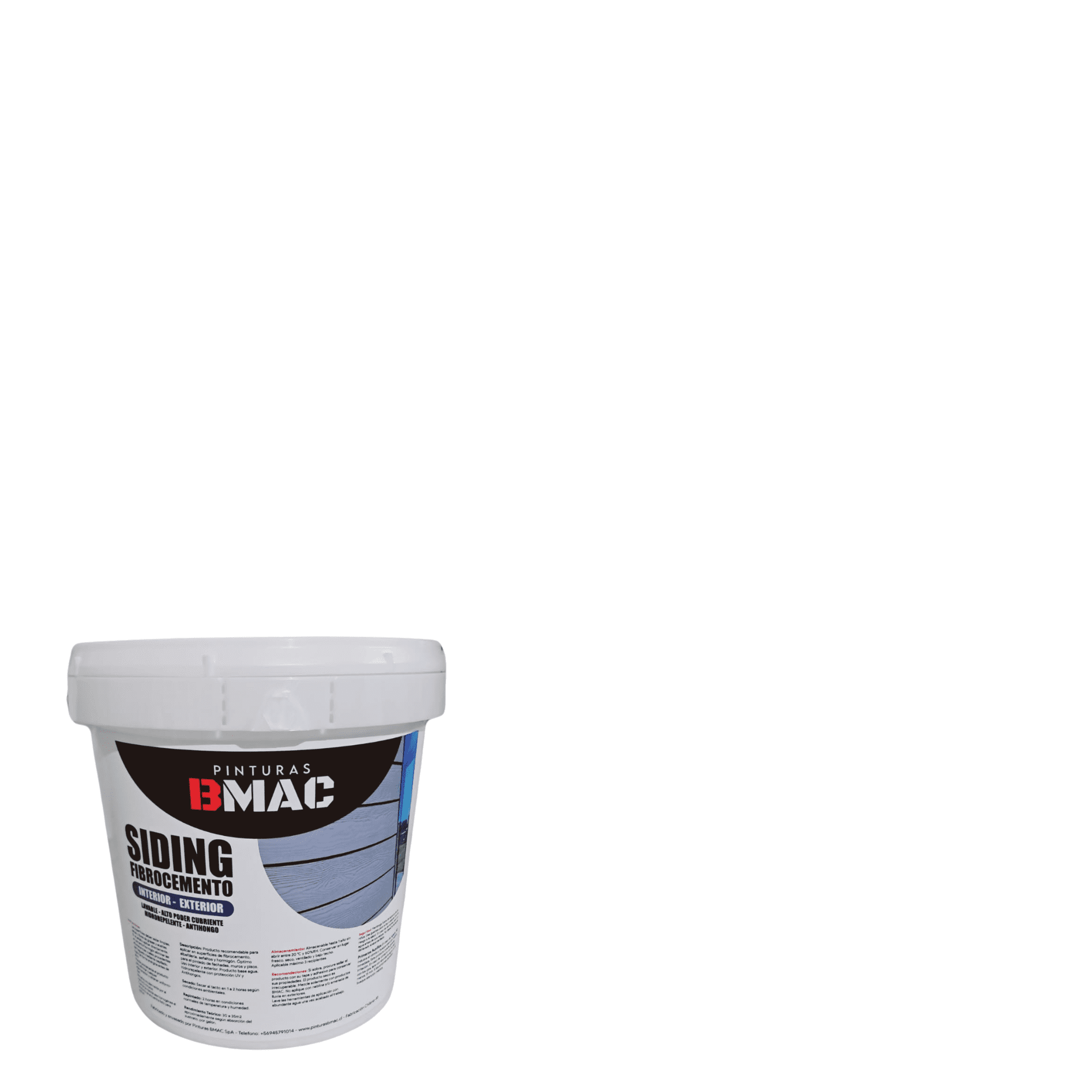 Bmac - Pintura Siding Fibrocemento Blanco Galon