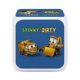 thumbnail image 4 of Stinky y Sucio theme 7 colors Alarm Clock Digital LED Alarm Clock Gifts for kids friends family, 4 of 6