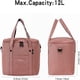thumbnail image 4 of Stay Cool and Stylish with Our Insulated Lunch Tote - Perfect for Work, Office, Picnic, Beach, and Travel - Large, Reusable, and Comes with a Water Bottle Holder - 1pc, 4 of 4