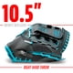 thumbnail image 2 of Guante de béisbol Franklin Sports Shok Sorb Graphite Blue 10.5, 2 of 9