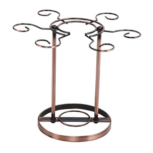 Bothyi - Soporte Para Copas De Vino, Estante Para Copas De Cristal Para Encimera, Utensilios De Cocina De Mesa, Bronce