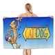 thumbnail image 1 of CatDog Toalla de playa de secado rápido con diseño temático, regalo para mujeres y niñas, ideal para cumpleaños, fans, amantes de la música, uso en la playa o al aire libre, 78 × 160 cm, 1 of 6
