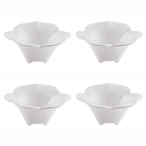 Bric - Set De 4 Platos Diseño Flor