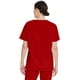 thumbnail image 4 of Scrub Top Dickies unisex con cuello en V, color rojo, 4 of 7