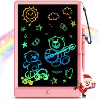 Tableta De Escritura Lcd Bravokids De 10 Pulgadas Para Niños De 3 A 8 Años Rosa