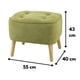 thumbnail image 3 of Pouf Máxima Pistacho Altea 55x45x45 cm, 3 of 3