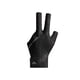 thumbnail image 2 of Guantes De Tres Dedos Mano Izquierda Antideslizante Elástico Pool Cue Mitts Negro Gris, 2 of 5