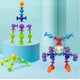 thumbnail image 5 of Juego de construcción con ventosas de 48 piezas, bloques de construcción de silicona, juguetes de bricolaje, juguetes de baño divertidos con ventosas de dardos, juguetes sensoriales para niños y niñas, 5 of 7