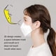 thumbnail image 4 of Mascarilla Facial Micro dust Protection Kf94 White Medium X20, 4 of 7