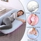 thumbnail image 3 of Almohada para embarazadas, almohada en forma de U desmontable y lavable, cojín grande, almohada de cintura, 3 of 5