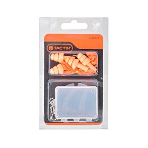 Tactix - Set De 2 Pares De Tapones De Silicona Para Oidos
