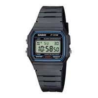 Casio - Reloj Digital Negro F-91W-1D