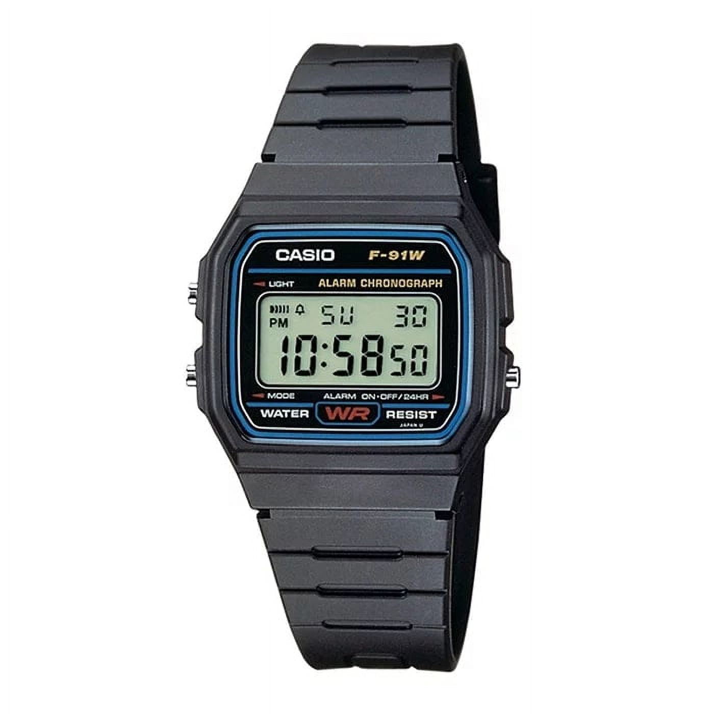 Casio - Reloj Digital Negro F-91w-1d