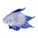 thumbnail image 2 of Estatuilla De Pez Dorado De Vidrio Soplado A Mano Adornos Coleccionables Lindos Hechos A Mano Azul, 2 of 3
