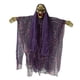 thumbnail image 5 of Muñeca De Bruja Colgante De Halloween, Fantasmas Iluminados Para Casa Encantada, Vacaciones, Interior, Morado, 5 of 5