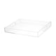 thumbnail image 4 of Gran Bandeja Acrílica Rectangular Para La Casa De La Cama De La Cama De La Casa Mapeta De Mesa Transparente, 4 of 5