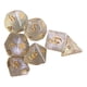 thumbnail image 3 of Dados Poliédricos Acrílicos Juguetes Ense?anza De Matemáticas Para Fiestas Juegos De Mesa Oro, 3 of 5