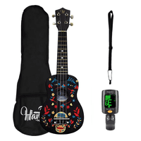 Pack Ukelele Soprano Hana Ukatrina + Funda + Afinador Cromático + Correa Allegro