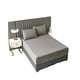 thumbnail image 2 of Cubrecolchon Impermeable Plaza Y Media Gris Claro, 2 of 4