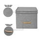 thumbnail image 3 of Pack 3 Cajas Organizadoras Plegables Closet Ropa Varios Mango De Madera (s), 3 of 3
