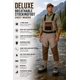 thumbnail image 2 of CADDIS Hombre Wader Transpirable Deluxe 2‑Tono Topo Talla XXL, 2 of 5