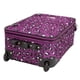 thumbnail image 5 of Juego de equipaje Rockland Fashion Softside Upright de 2 piezas, color morado, 5 of 8