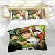 thumbnail image 5 of Ben 10 Conjunto de sábanas temático, trío de piezas, cómodo y amigable con la piel, diseño único, regalo de decoración para el hogar para familiares, amigos y fans,135cm *200cm, 5 of 6