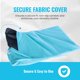 thumbnail image 4 of Funda de tela para paquete de hielo de arcilla IceWraps de 10 x 14 pulgadas, color azul, 4 of 7