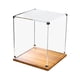 thumbnail image 2 of Caja De Exhibición Con Base De Madera A Prueba De Polvo Para Muñecas Coleccionables Oficina 25cmx25cmx25cm, 2 of 5