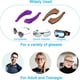thumbnail image 4 of Ganchos de sujeción antideslizantes para las patillas de las gafas, de silicona, cómodos y elásticos, para gafas de sol, gafas deportivas (12 pares), 4 of 5
