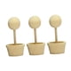 thumbnail image 4 of Juego De 3 Macetas De Madera Sin Terminar Para Decorar Fiestas, Estilo Cafetería, Con Adornos De Madera Sin Terminar., 4 of 5