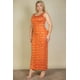 thumbnail image 5 of Vestido Largo Ajustado con Estampado Tie Dye de Talla Grande, 5 of 5