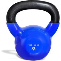 Kettlebell Yes4All, Hierro Fundido Con Revestimiento De Vinilo, 2,3 A 45,4 Kg