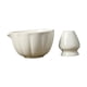 thumbnail image 3 of Ceramic Matcha Bowl 420ml Matcha Bowl Para Japonesa Preparación De La Familia White Con Soporte, 3 of 5