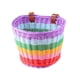 thumbnail image 4 of Cesta de bicicleta para niños, cesta de ciclismo de Color arcoíris, cesta de manillar frontal, cesta delantera de bicicleta para niñas, niños y niños, S sin forroPaño, 4 of 5