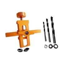 Ioensy - Plantilla De Montaje Para Estantería De Armario 2 En 1, Posicionador De Instalación De Puerta De Armario, Color Naranja