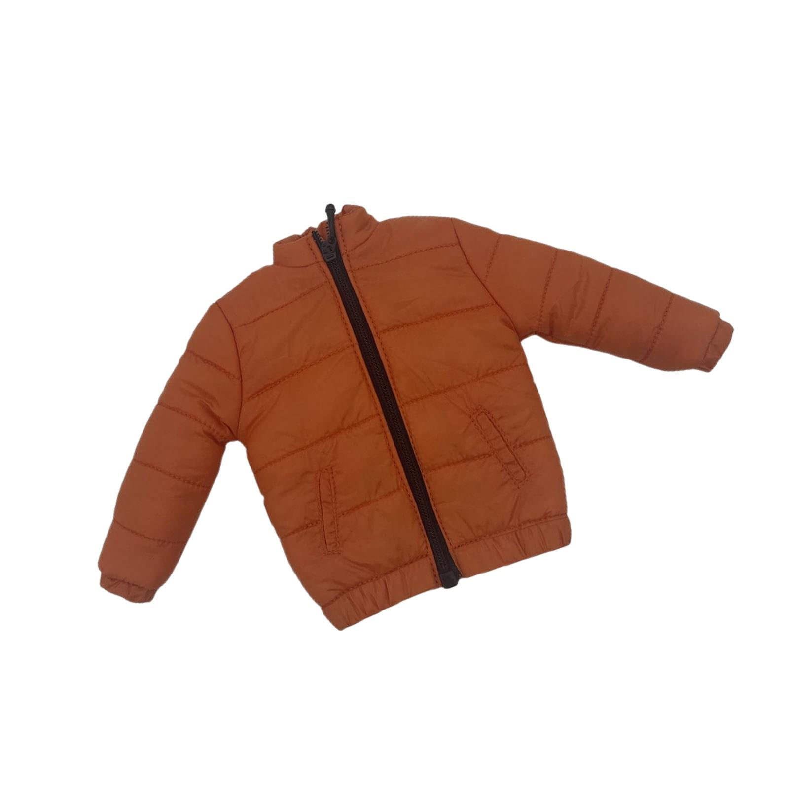 Bothyi - 1/6 Doll Down Jacket Ropa De Uso Diario Vestir Para Muñeca De 12 Pulgadas Naranja