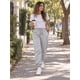 thumbnail image 2 of Pantalon Buzo Jogger Deportivo Casual Ajustable 285g Algodon Gris Liso Xs, 2 of 3