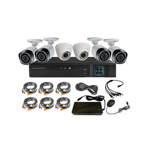 Vipa - Kit 6 Cámaras De Seguridad Mixto Hd 1Mp - M61L