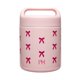 thumbnail image 1 of Tarro de comida Paris Hilton de acero inoxidable, 350 ml, rosa con diseño de lazo, 1 of 7