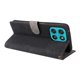 thumbnail image 4 of Funda Billetera para Motorola Moto G57/G57 Power con Soporte - Cartera de Cuero con Ranuras Negro, 4 of 5