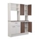thumbnail image 5 of Mueble Cocina Emma 6 Puertas 1 Cajón Nogal - Blanco, 5 of 8